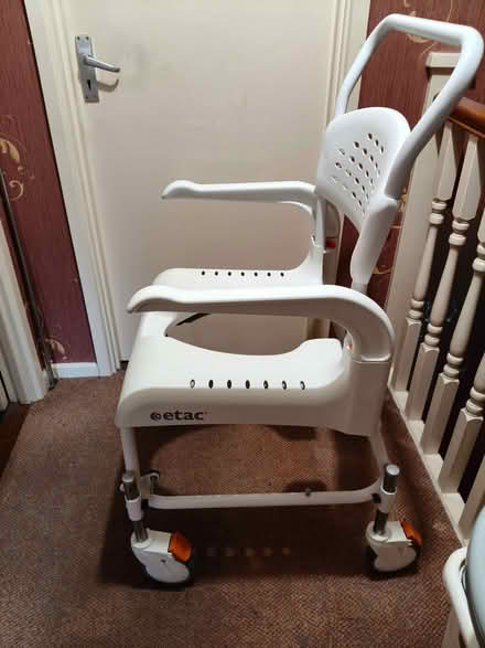 Photo of free Portable shower chair (white) (Lee SE3) #1