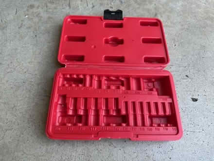 Photo of free Empty Tool Bit Case (Highway 85 & El Camino) #2
