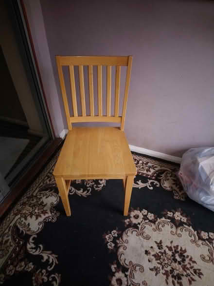 Photo of free Dining room chairs (wooden) (Lower Gillingham ME7 2TJ) #1