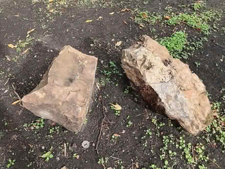 Photo of free 2 x Large Rockery Stone Boulders (Ticknall DE73) #1
