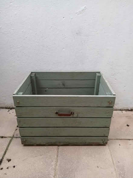 Photo of free Oustide wood storage box (Eastbourne BN22) #1