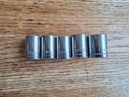 Photo of free Metric 3/8" drive sockets (Epping CM16) #1