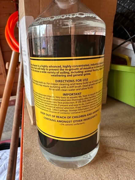 Photo of free Stone, Patio & Decking cleaner (Bromsgrove B60) #3