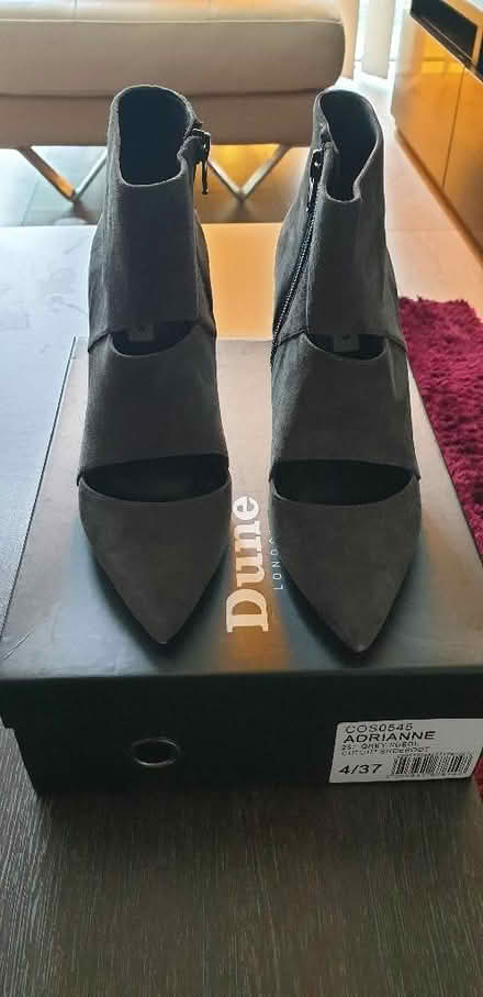 Photo of free Grey ankle cut out boots (Millwall E14) #1