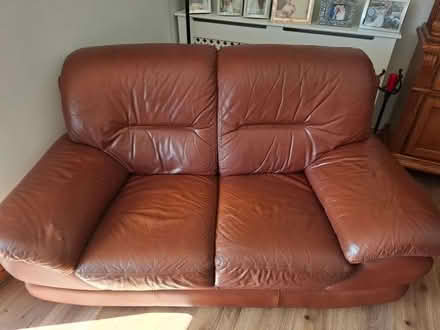 Photo of free Italian leather 3 piece suite (Ballymoney, gorey) #2
