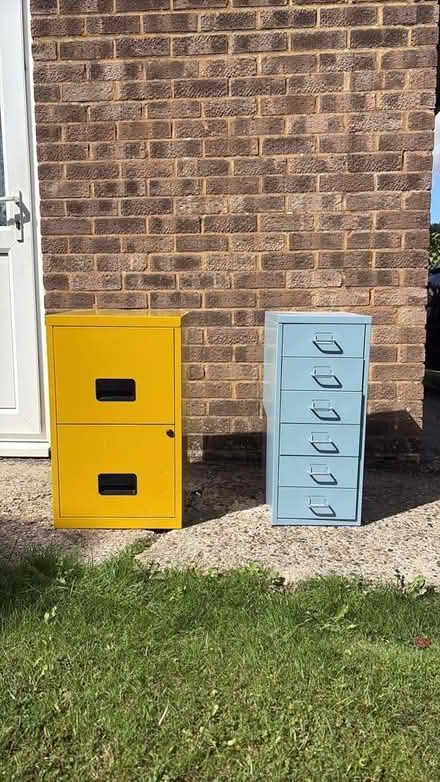 Photo of free Metal office drawers cabinets (London Rd, HW HP11) #1