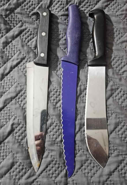 Photo of free 6 kitchen knifes (Medford ma) #3