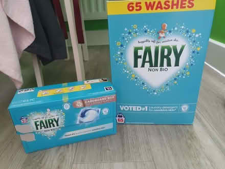Photo of free Fairy pods and fairy powder laundry detergent (Haywards Heath RH16) #1