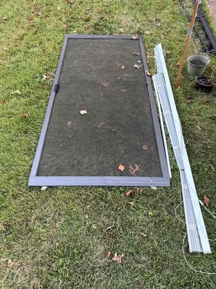 Photo of free Sliding door screen / mini blinds (Chesterfield) #1