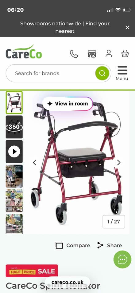 Photo of Walking aid with a seat. (Winchmore Hill N21) #1
