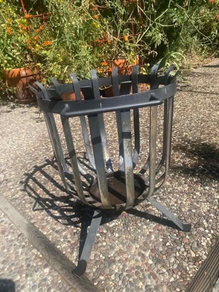 Photo of free Metal Firewood basket (Near Greer park, Palo alto) #1