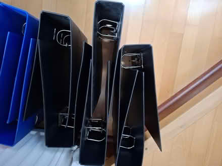 Photo of free Two dozen lever-arch files in blue and black. (Upper Radley OX14) #1
