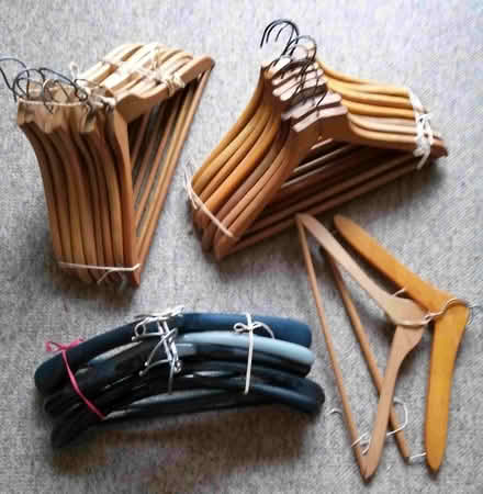 Photo of free Wooden coathangers (Eastfield PE1) #1