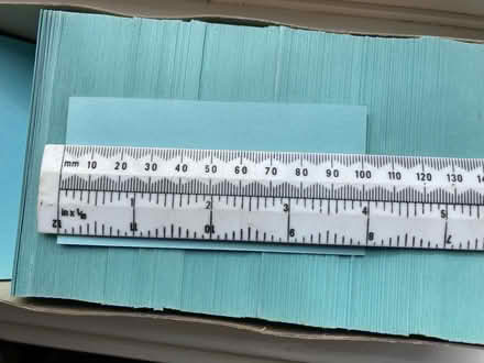 Photo of free Box of 800 blue cards (Westbury on Trym BS9) #3