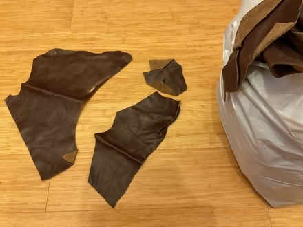 Photo of free Upholstery leather offcuts (Leamington Spa CV32) #1