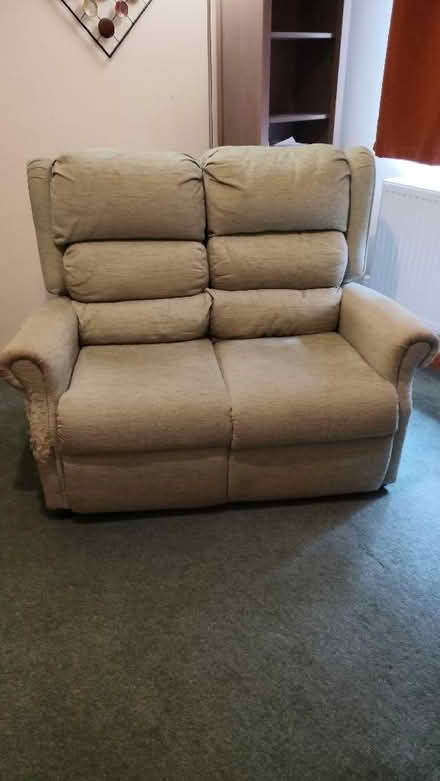 Photo of free Light sage green sofa (Apperley GL19) #1
