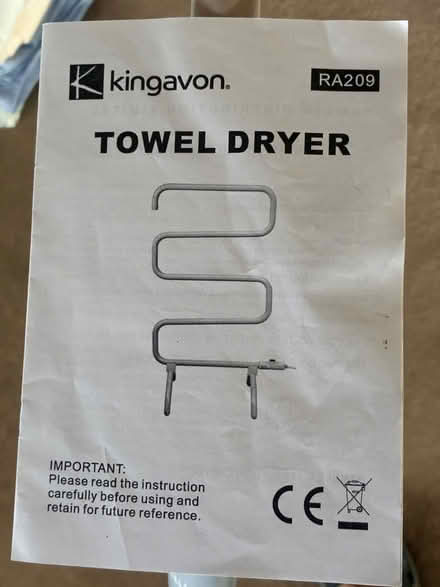 Photo of free Heated freestanding towel rail (Great Boughton CH3) #3