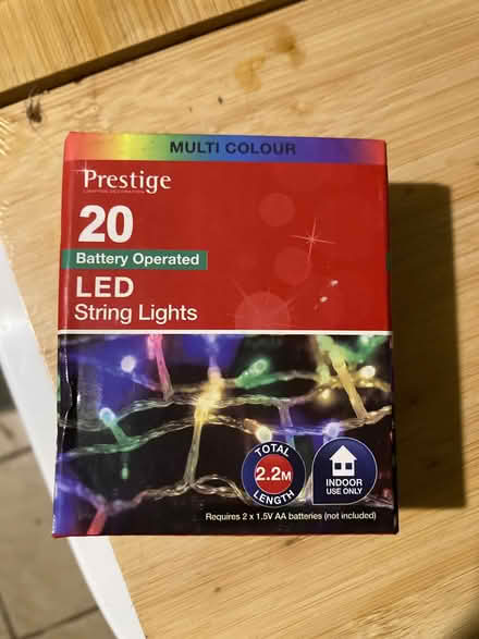Photo of free Battery multi colour string lights (Battersea SW11) #1