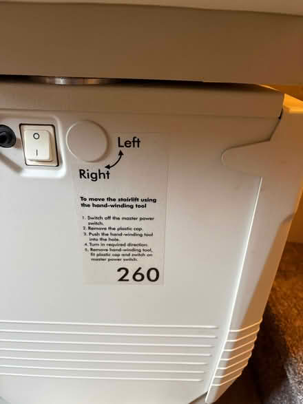 Photo of free Stannah Stair lift (Elmstead Market CO7) #4