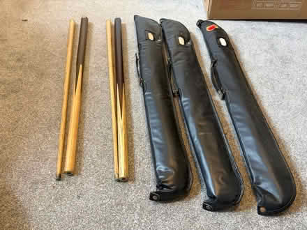 Photo of free Pool/ snooker cues (Billericay CM11) #1