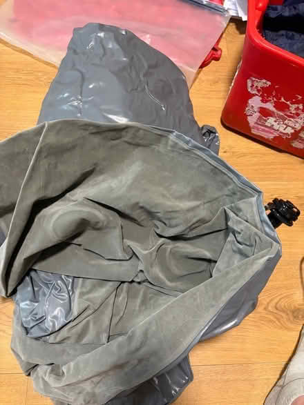 Photo of free Double airbed grey flock (Poplars SG2) #1
