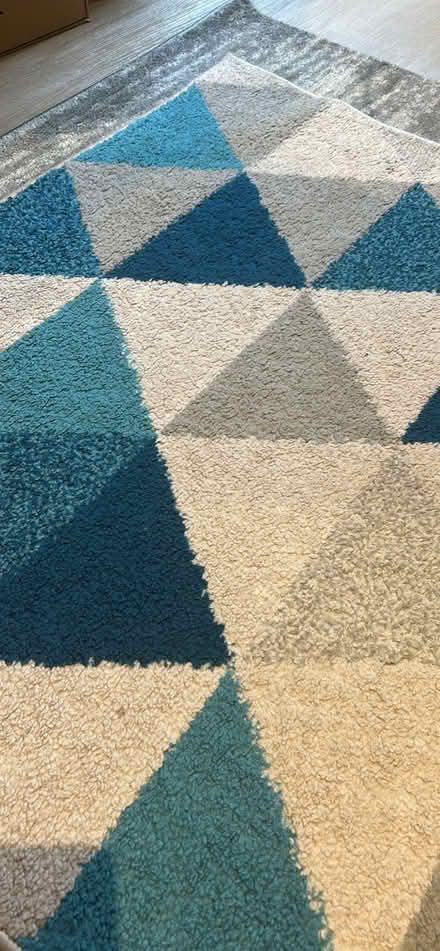 Photo of free Blue rug 100x150 (Greasbrough S61) #2