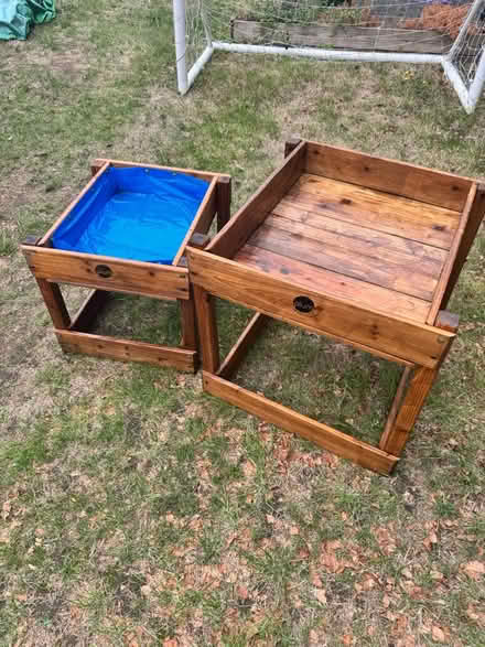 Photo of free Kids wooden sand & water garden set (Esher KT10) #1