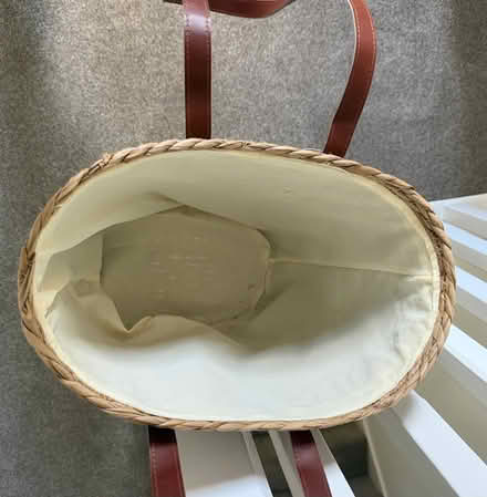 Photo of free New unused lined straw shoulder bag (Upton CH2) #2