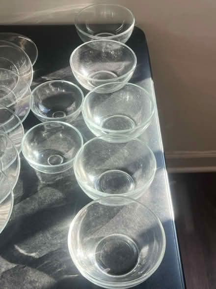 Photo of free 22-Piece Clear Glass Dinnerware Set (Arlington, VA) #2
