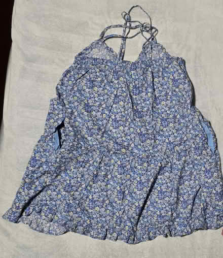 Photo of free Blue Floral Strappy Summer Dress S (West 7th) #2