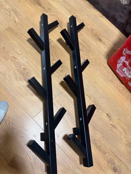 Photo of free IKEA hooks black x 2 (Poplars SG2) #2