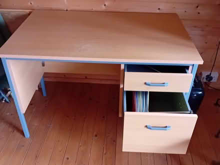 Photo of free Large desk with 2 drawers (Presteigne LD8) #2