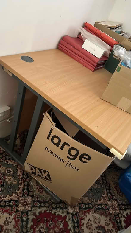 Photo of free Large computer desk - disassembled. (Millbank SW1P) #1