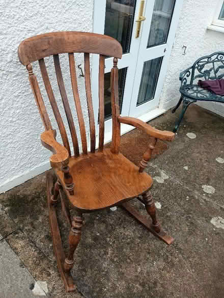 Photo of free Wood rocking chair (Thurcaston LE7) #1