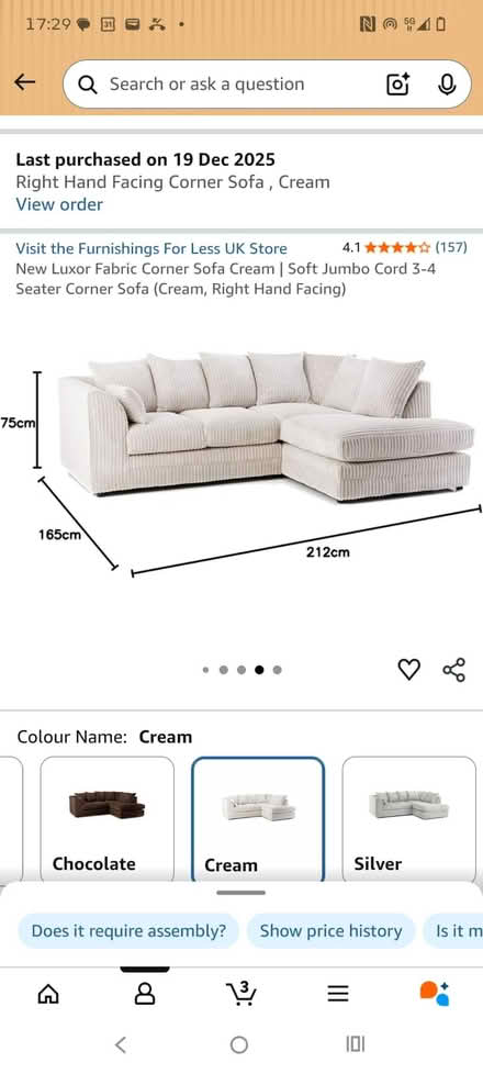 Photo of free Corner sofa for (Stevenage SG2) #1