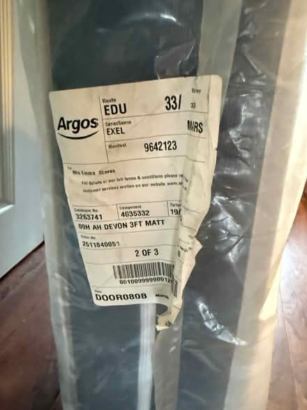 Photo of free Brand new Argos single mattress (Hitchin) #2