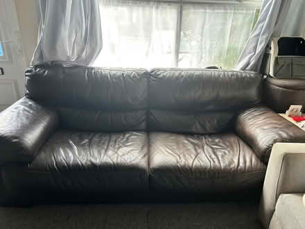 Photo of free Leather sofa (Langley mill NG16) #1