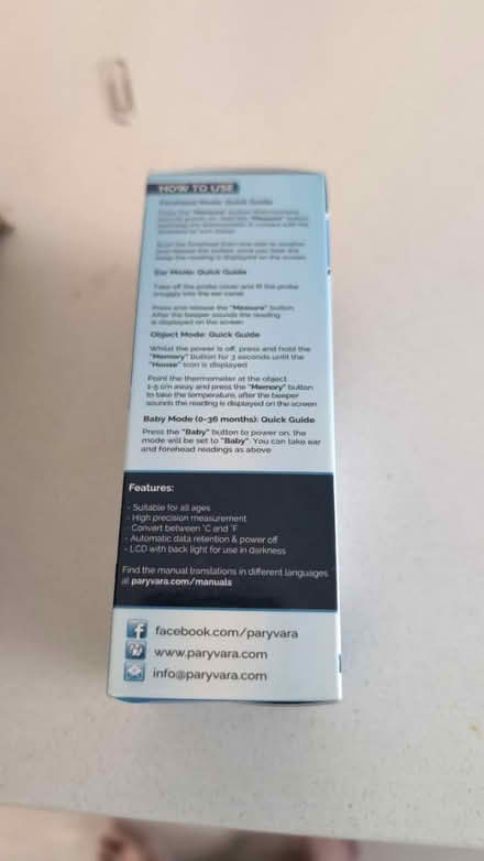 Photo of free 5 in 1 thermometer (Dagenham RM10) #3