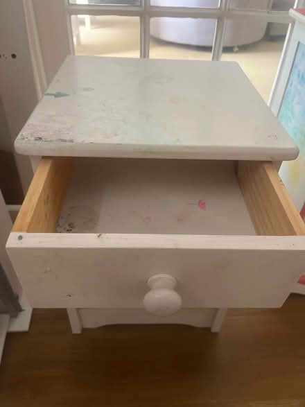 Photo of free White bedside table (Colehill BH21) #3
