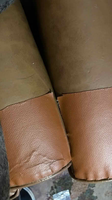 Photo of free 2 leather manual recliners (Underdale SY2) #2