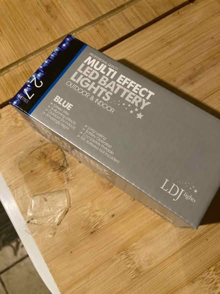 Photo of free Blue battery led string lights (Battersea SW11) #1