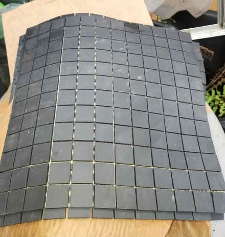 Photo of free Charcoal Grey 12" Tile Sheets (Danforth and Greenwood) #1