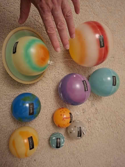 Photo of free 3D hanging solar system glow in the dark NW2 (North Cricklewood NW2) #1