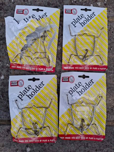Photo of free Plate holders x 4 (Lexden CO3) #1