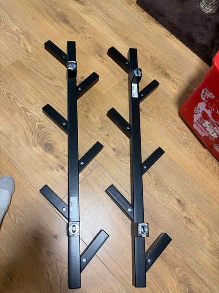 Photo of free IKEA hooks black x 2 (Poplars SG2) #3