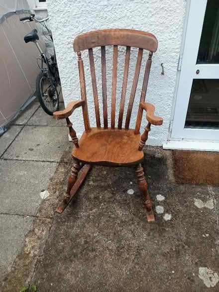Photo of free Wood rocking chair (Thurcaston LE7) #2