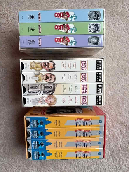 Photo of free BILKO, Fawlty Towers, Car 54 VHS (Hopewell Junction) #1