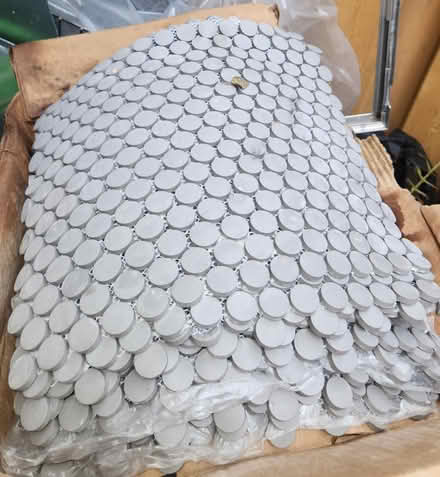 Photo of free Light Grey tile 12" sheets of 1" (Danforth and Greenwood) #1