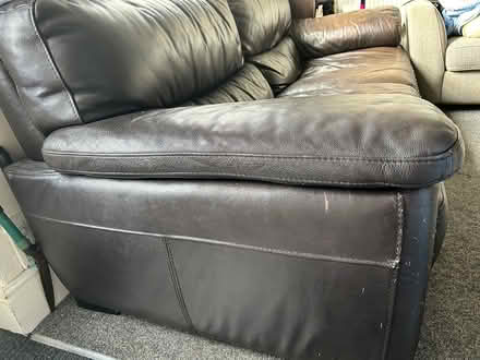 Photo of free Leather sofa (Langley mill NG16) #3