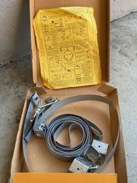 Photo of free Water Heater Seismic Straps (Highway 85 & El Camino) #3